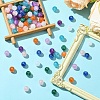 80Pcs 8 Colors Round Imitation Cat Eye Resin Beads RESI-YW0001-81-4