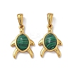 Synthetic Malachite Pendants STAS-L309-03G-1
