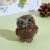 Crystal Owl Figurine Collectible JX545G-1