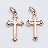 Brass Pendants KK-J279-30RG-NR-2