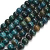 Natural Chrysocolla Beads Strands G-G475-A03-8mm-2