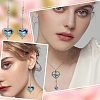 32Pcs 8 Style  Valentine's Day Ion Plating(IP) 201 Stainless Steel & Alloy Pendants STAS-UN0039-03-7