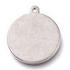 Non-Tarnish 304 Stainless Steel Pendants STAS-Z017-03P-2