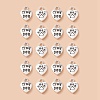 Tibetan Style Charms Pendants TIBEP-YW0001-64-3