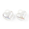 Transparent Crackle Acrylic Pendants MACR-ZX022-29G-5
