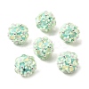 Handmade Polymer Clay Rhinestone Beads FIND-NH0001-15B-1