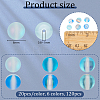 120Pcs 6 Colors Synthetic Moonstone Beads Strands G-OC00005-21-2