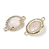 Natural Moonstone Faceted Oval Links G-B126-05G-06-2