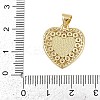 Brass Micro Pave Cubic Zirconia Pendants KK-P323-11D-G01-3