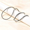 4.5MM 304 Stainless Steel Wheat Chain Necklaces for Women NJEW-B134-05A-P-1