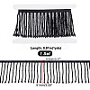 AHADEMAKER 1 Yard Glass Beaded Tassel Ribbon OCOR-GA0001-50B-2