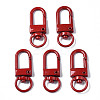 Spray Painted Eco-Friendly Alloy Swivel Snap Hooks Clasps PALLOY-T080-02G-NR-1
