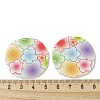 Opaque Acrylic Pendants BACR-D002-12B-3