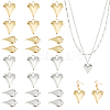 24Pcs 2 Colors Alloy Pendants FIND-CA0004-85-1