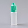 10ml Bottle Soft PE Squeeze Smoke Oil Bottle with Long Thin Dropper Plastic Teardrop Bottle TOOL-WH0074-B09-1