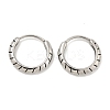316 Surgical Stainless Steel Hoop Earrings EJEW-D096-09B-AS-1