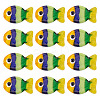 12Pcs Handmade Lampwork Beads LAMP-TA0001-74D-2