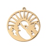 201 Stainless Steel Pendants LS-STAS-K250-01G-1