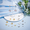 60Pcs 2 Colors 304 Stainless Steel Stud Earring Findings STAS-UN0063-50-2