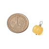 Opaque Resin Vegetable Pendants PALLOY-JF02766-02-2