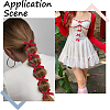 200Pcs Handmade Polyester Costume Accessories DIY-SP0004-86A-02-4