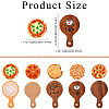 50Pcs 10 Style Resin Imitation Pizza FIND-CJ0004-34-2