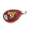 Natural Mixed Gemstone Pendants G-F786-09H-3