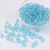 Faceted Bicone Transparent Acrylic Beads LS-DBB6mm-87-1