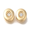 Brass Micro Pave Cubic Zirconia KK-Q001-05G-02-1