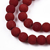 Opaque Glass Beads Strands GLAA-T032-P4mm-MD05-2