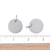 Anti-Tarnish 304 Stainless Steel Pendants STAS-I311-32C-P-4