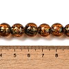 Handmade Dichroic Foil Glass Beads Strands DICH-U001-05D-4