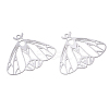 Tarnish Resistant 201 Stainless Steel Filigree Pendants STAS-S118-009P-1