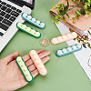 6Pcs 3 Colors Adhesive Silicone Cord Organizer FIND-AR0002-42-4