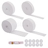 25m 5 Styles Flat Elastic Rubber Band EC-SZ0001-04-1