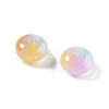 Two Tone Transparent Resin Beads RESI-S013-01B-3