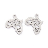 Non-Tarnish 304 Stainless Steel Pendants LS-STAS-D007-04S-2