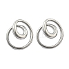 304 Stainless Steel Stud Earrings EJEW-D319-02P-4