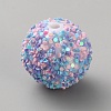 Opaque Acrylic Glitter Beads LS-FIND-CJC0010-111A-21-1