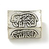 Tibetan Style Alloy European Beads FIND-U015-15AS-02-1