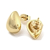 Brass Ear Studs EJEW-P261-02C-G-2