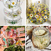 4 Bags 4 Styles Plant PET Adhesive Waterproof Stickers DIY-TA0009-84-8