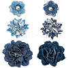 6Pcs 6 Styles Cloth Ornament Accessories DIY-CY0003-19-7