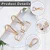 16Pcs Zinc Alloy Swivel Clasps FIND-SP0003-73G-5