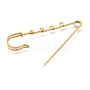 304 Stainless Steel Safety Pins Brooch Findings STAS-K252-11C-G-2