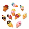 52Pcs 13 Styles Resin Cabochons RESI-CJ0004-86-8