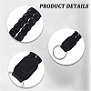 2Pcs Braided PU Leather Handles PURS-CL0001-18C-6