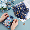 50Pcs Gold Stamping Moon & Star Organza Drawstring Gift Storage Bags OP-BBC0001-03C-03-3
