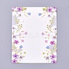 Floral Pattern Paper Jewelry Display Cards LS-CDIS-E009-06A-1