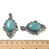 Synthetic Turquoise Big Pendants G-Z050-03A-3